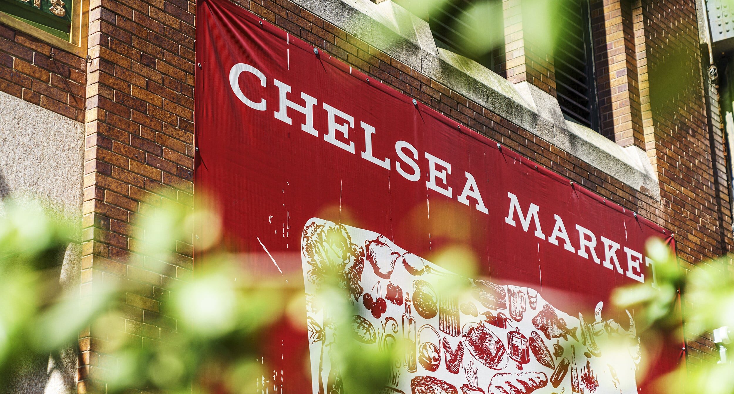 Signage for Chelsea Market.