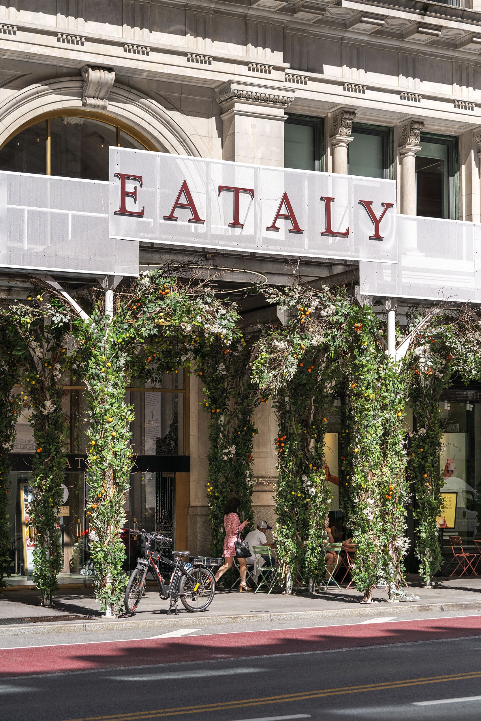Entrance of Eataly, an Italian marketplace near Chelsea Canvas